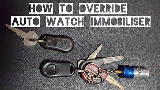 How to Manually Override Auto Watch Immobilizer System