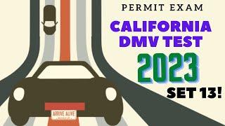 California DMV Written Test 2023 | SET 13