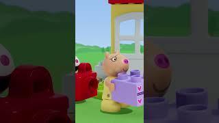 Peppa's Sleepover Song #shorts #peppapig #LEGODUPLO