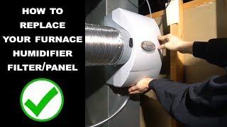 How to Replace Water Panel Filter on Aprilaire 600 Humidifier