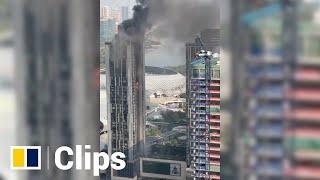 Gas blast causes fire at luxury apartments in Chinese city of Shenzhen