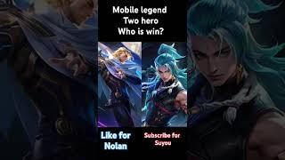 Mobile legend two hero#viralvideo#sorts#mlbb#mlb#mobilelegends#nolan#suyou