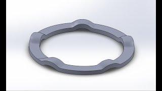 SOLIDWORKS:-Wave Spring Washer | IMPULSE