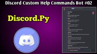 How to make custom help command discord.py | MAKING OF CUSTOM HELP COMMAND | DISCORD.PY