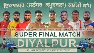 [FINAL MATCH] Diyalpur (Jalandhar) Kabaddi Tournament | 11 Mar 2024 | Today Kabaddi Match Live