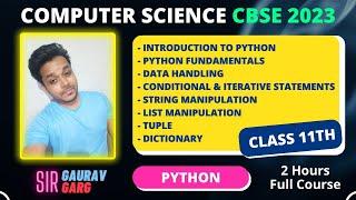 Python in one Shot | CBSE | Computer Science Class 11 | Sumita Arora