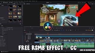 How to add Motion Blur (RSMB) to your Montage in Davinci Resolve!