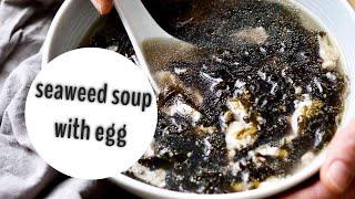 SEAWEED SOUP WITH EGG | taiwanese recipe | food vlog | peanathz vlog
