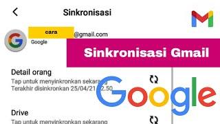 Cara sinkronisasi akun Gmail || sinkronkan akun Google || Di android mudah dan cepat