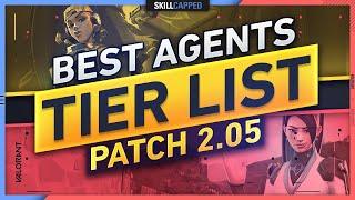 NEW BEST AGENTS TIER LIST - Patch 2.05 - Valorant Tier List