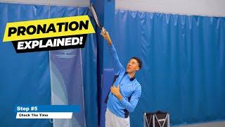 How To AVOID Powder Puffing SERVES And Use PRONATION For POWER In 5 Easy Steps