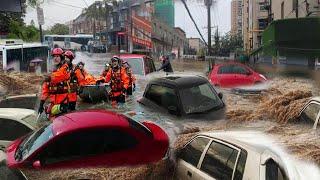 Russia  underwater ! Flash floods hit several major roads in Nizhny Novgorod