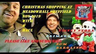 Early Christmas Shopping at Meadowhall Sheffield - Disney Store, Primark and B&M Bargains Haul