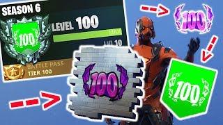 What Happens When You Reach Level 100 In Fortnite Season 6!