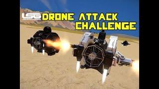 Attack Their Base With Your Drones ? - Space Engineers