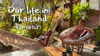 Western woman with Thai husband living and working on Koh Lanta, a tropical island in Thailand