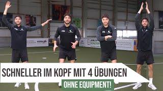 Handlungsschnelligkeit verbessern mit diesen 4 Übungen - ohne Equipment | Soccerkinetics