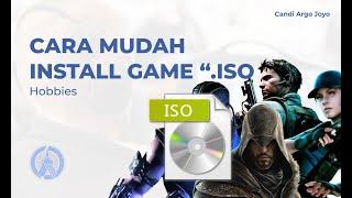 Cara install game format iso atau image