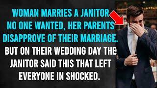 Woman Marries A Janitor No One Wanted, Her Parents Disapprove Of Their Marriage...