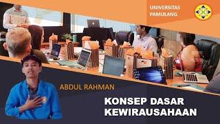 Kewireausahaan- Konsep dasar Wirausaha #pertemuan1