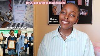 Matric Advice - How I got 100% in Mathematics and 7 distinctions - My tips and tricks!