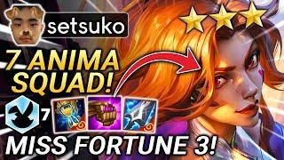 Learn how Setsuko plays 7 Anima Squad! Miss Fortune 3! | TFT Set 8