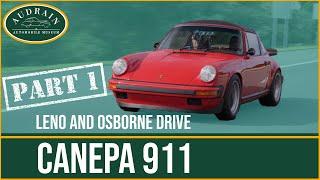 Jay Leno and Donald Osborne drive a 400 hp Porsche! Part 1