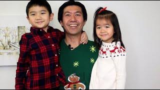 Happy Holidays from Mike Lin and his kids