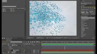 After Effects Tutorial. Create a cool logo transition using card particle - Part 1