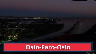 MSFS2020 flying from Oslo to Faro to Oslo Norwegian PMDG 737-800