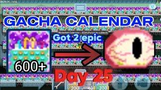 Opening 600 Winterfest Calendar Day 25 (Got  2 Epic) Growtopia