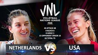 Netherlands vs USA | Women's VNL 2024