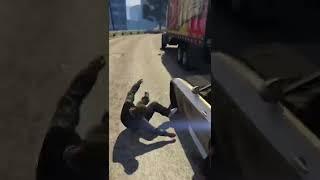 crash so dumb, NPC said wow #gta5 #gta #gtav