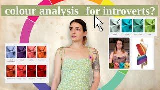 trying out online colour-analysis ~ does it really work? (alternative for introverts)