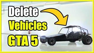 How to Delete Vehicles & Get Rid of Destroyed Cars in GTA 5 Online (Best Tutorial!)