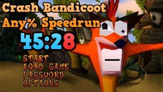 Crash Bandicoot 1 - Any% Speedrun in 45:28 by Riko