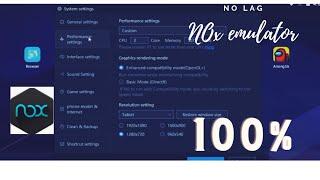 Nox emulator in low end PC !!Best settings 
