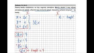 Egzamin ósmoklasisty. #ósmaklasa #matematyka #123liczyszTy