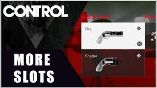 Control how to unlock weapon form slots and personal mod slots