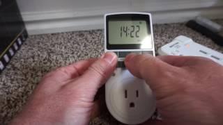 Feelle 24-Hour/7-Day Digital Programmable Timer Electrical Plug-in Switch Review