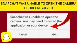 How To Solve "Snapchat was unable to open the camera" Problem || Rsha26 Solutions