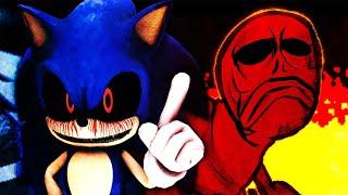 Sonic.EXE vs Red (NES Godzilla). rap battle. by fightmarker.
