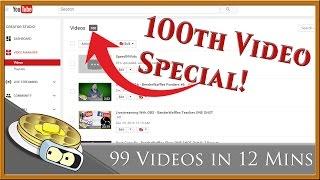 99 Videos in 12 Minutes Speed Development - BenderWaffles 100th Video Special