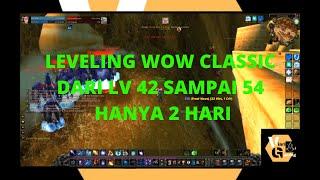 LEVELING WOW CLASSIC DARI LV 42 SAMPAI 54 HANYA 2 HARI