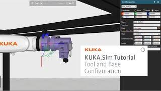 KUKA.Sim Tutorial - How to configure tool center points (TCP) and bases