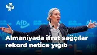 İfrat sağçılar Almaniya parlament seçkilərində ən yaxşı nəticəsini əldə edib