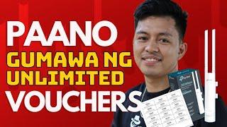 TPLINK EAP110 | How to Create UNLIMITED VOUCHERS | Paano gumawa ng Unlimited Voucher | WIFI BUSINESS