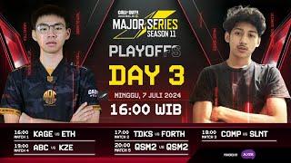 CODM Major Series Season 11 - Playoff Day 3 l Garena Call of Duty®: Mobile Indonesia