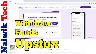 Withdraw funds from Upstox website