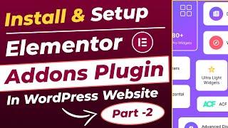 Elementor Addons Plugins Free | Elementor Pro Features Free | Elementor WordPress Tutorial